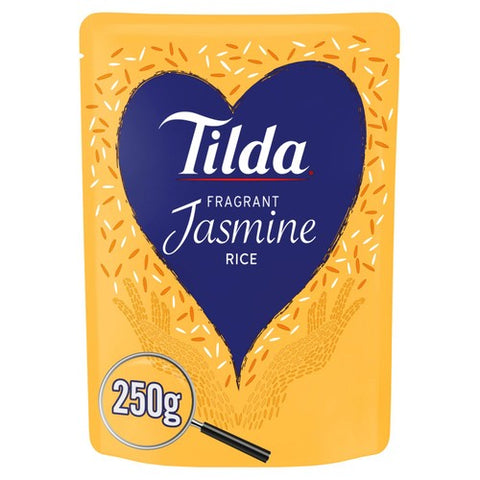 Tilda Microwave Fragrant Jasmine Rice 250g (Pack of 2)
