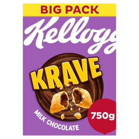 Krave Milk Chocolate Breakfast Cereal 750g (Pack of 3)