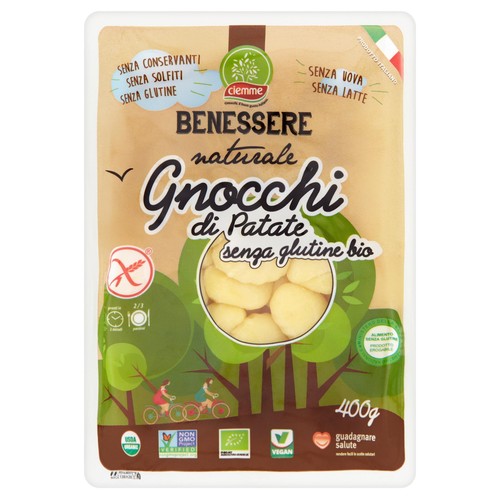 Ciemme Gluten Free Organic Potato Gnocchi 400g (Pack of 3)
