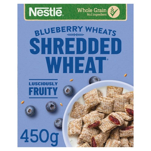 Shredded Wheat Bitesize Blueberry Wheats Cereal 450g (Pack of 3)