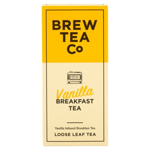 Brew Tea Co Twisted Breakfast - Vanilla - Loose Leaf Tea 113g (Pack of 2)