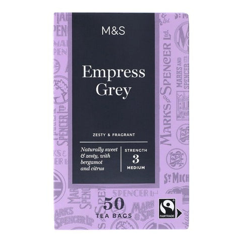 M&S Fairtrade Empress Grey Tea Bags 50's (Pack of 2)