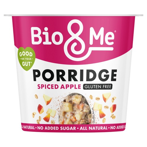 Bio&Me Gluten Free Spiced Apple Porridge Pot 58g (Pack of 3)