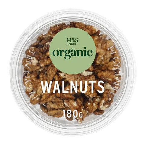 M&S Organic Walnuts 180g (Pack of 3)