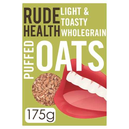 Rude Health Puffed Oats 175g (Pack of 3)