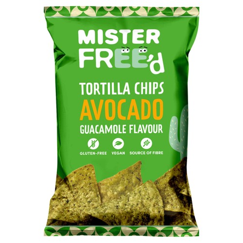 Mister Free'd Tortilla Chips with Avocado 135g (Pack of 3)