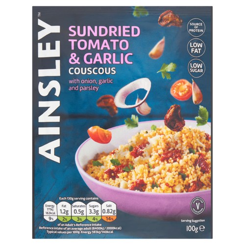Ainsley Harriott Sundried Tomato & Garlic Cous Cous 100g (Pack of 3)