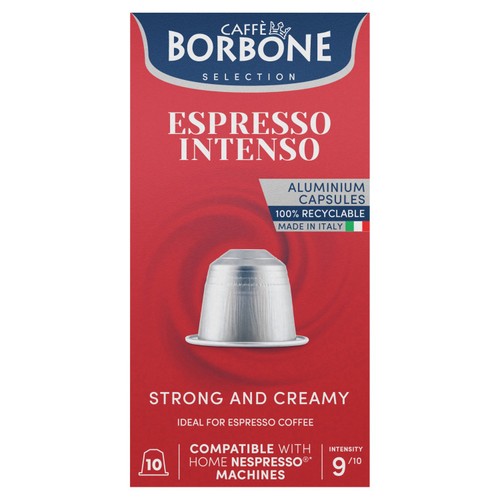 Caffe Borbone Espresso Intensity 9 Nespresso Capsules, 10 pods pack (Pack 3)