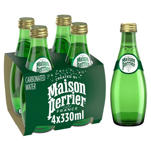 Maison Perrier Plain Sparkling Water Glass 4 x 330ml (Pack of 2)