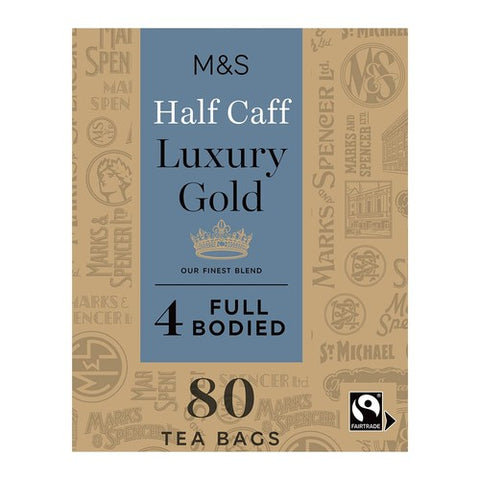M&S Half Caff Gold Tea 80's (Pack of 2)
