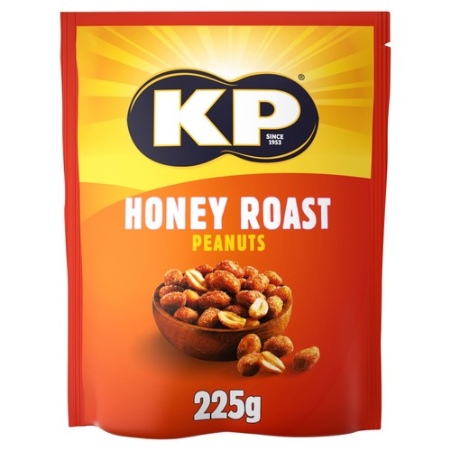 KP Honey Roast Peanuts 225g (Pack of 3)