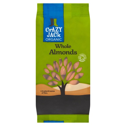 Crazy Jack Organic Almonds 100g (Pack of 3)