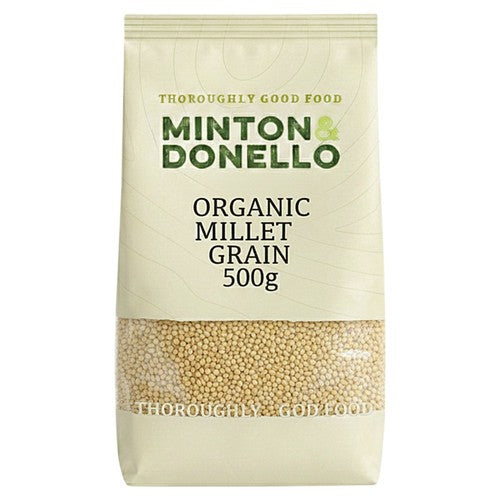Minton & Donello Organic Millet Grain 500g (Pack of 3)