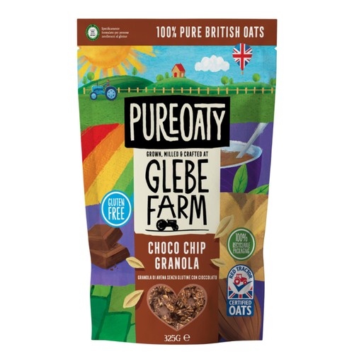 Glebe Farm Gluten Free Chocolate Oat Granola 325g (Pack of 3)