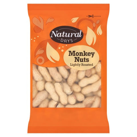 Natural Days Monkey Nuts 250g (Pack of 3)