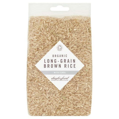 Daylesford Organic Long - Grain Brown Rice 500g (Pack of 3)