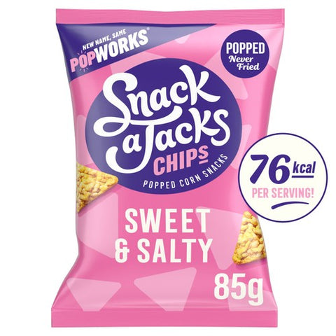 Snack a Jacks Chips Sweet & Salty Sharing Bag 85g (Pack of 6)
