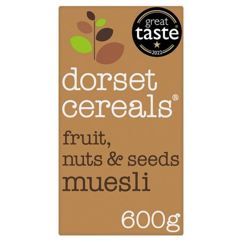 Dorset Cereals Classic Fruit, NutsSeeds Muesli Cereal 600g (Pack 3)