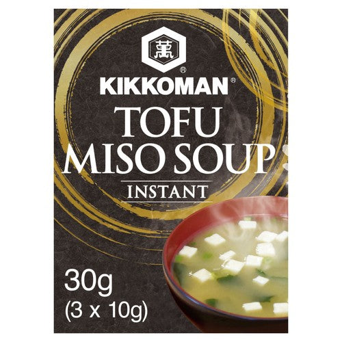Kikkoman Instant Miso Soup Tofu 3 x 10g (Pack of 2)
