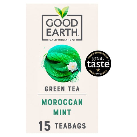 Good Earth Teabags Moroccan Mint & Green Tea 15's (Pack of 3)