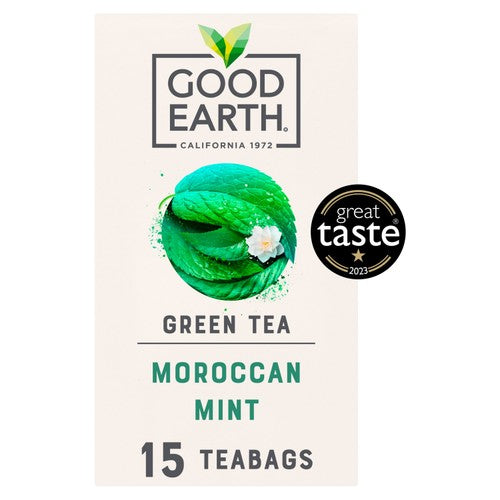 Good Earth Teabags Moroccan Mint & Green Tea 15's (Pack of 3)