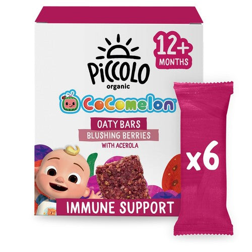 Piccolo Organic Blushing berries oaty bar 6 x 23g (Pack of 3)