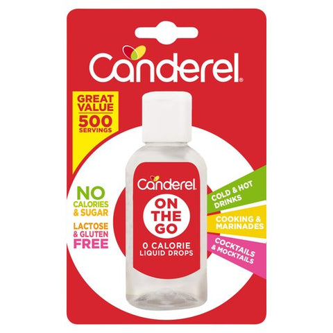 Canderel On the Go Liquid Sweetener 55ml (Pack of 2)
