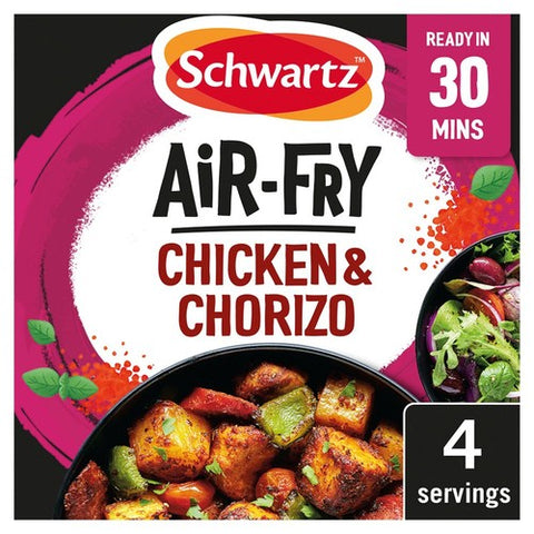 Schwartz Air Fry Chorizo Chicken Recipe Mix 30g (Pack of 2)