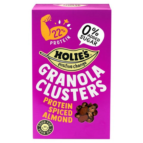 Holie's Granola Clusters Protein Spiced Almond 400g (Pack of 3)