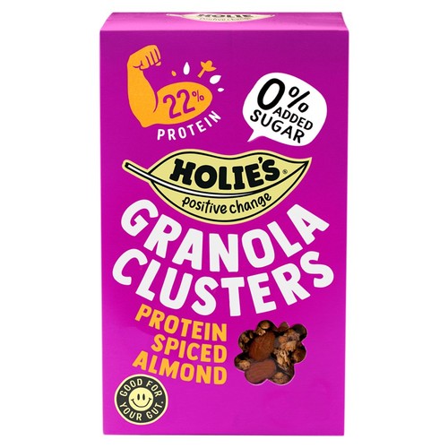 Holie's Granola Clusters Protein Spiced Almond 400g (Pack of 3)