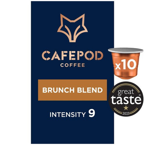 CafePod Brunch Blend Nespresso Coffee Pods, 10 pods pack (Pack 3)