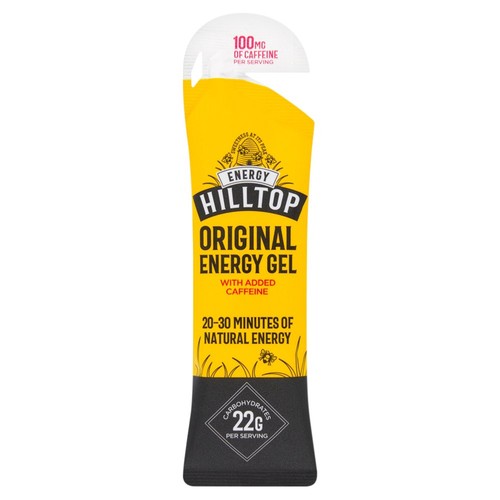 Hilltop Original Energy Gel with added Caffeine 30g (Pack of 3)