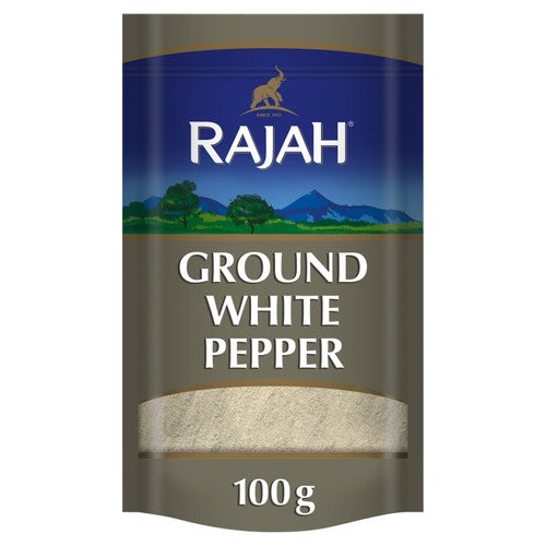 Rajah Spices Ground White Pepper Powder 100g (Pack of 2)