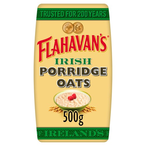 Flahavan's Porridge Oats Irish 500g (Pack of 3)