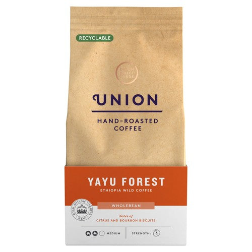Union Yayu Wild Forest Ethiopia Wholebean 200g (Pack of 2)