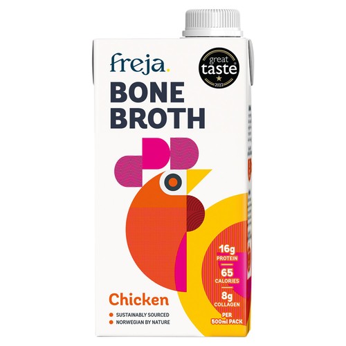 Freja Chicken Classic Bone Broth 500ml (Pack of 2)