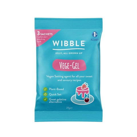 Wibble Vege Gel 3 x 9g (Pack of 2)