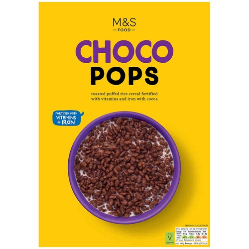 M&S Choco Pops 375g (Pack of 3)