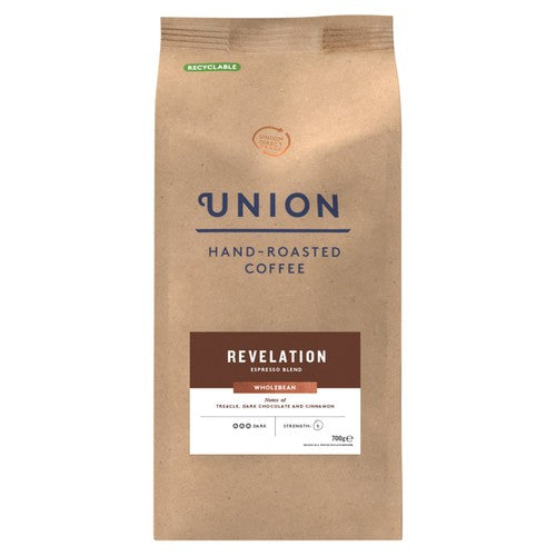 Union Revelation Blend Wholebean Coffee 1kg (Pack of 2)
