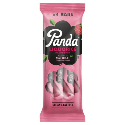 Panda Liquorice Raspberry Bar Multipack 128g (Pack of 3)