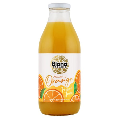 Biona Organic Pressed Orange Juice 750ml (Pack of 2)
