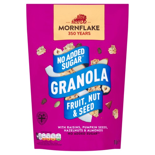 Mornflake Granola No Added Sugar 500g (Pack of 3)