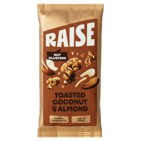 Raise Snacks-Coconut & Almond, Clusters of Nuts 35g (Pack of 3)