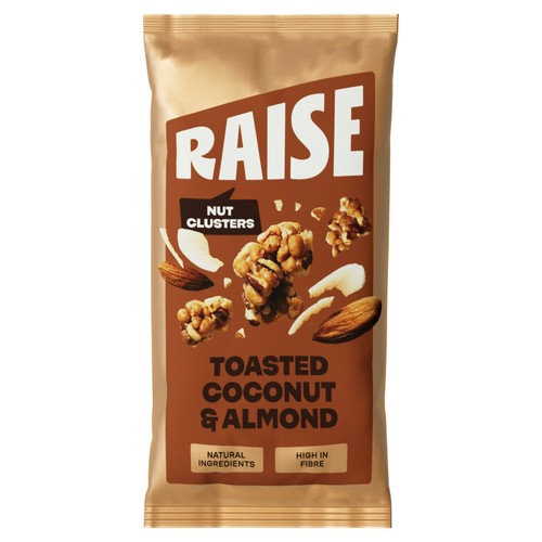 Raise Snacks-Coconut & Almond, Clusters of Nuts 35g (Pack of 3)