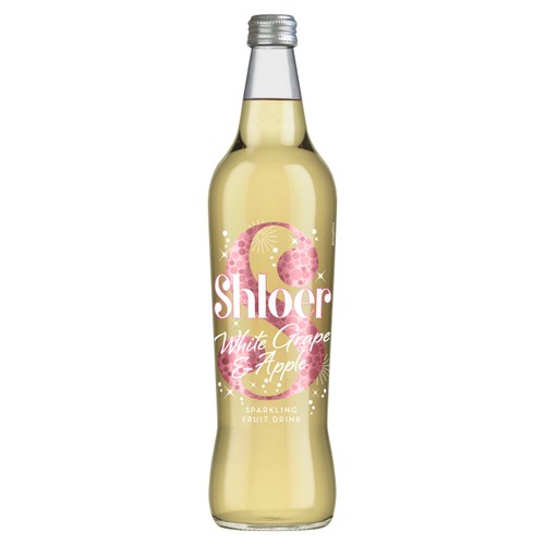 Shloer Apple Juice with White Grape Drink 750ml (Pack of 2)