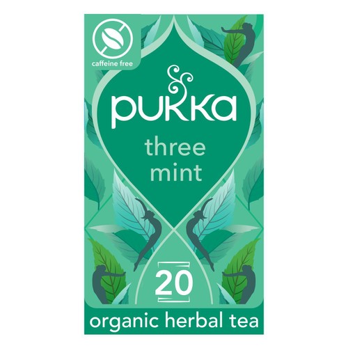 Pukka Organic Three Mint Tea With Peppermint 20's (Pack 3)