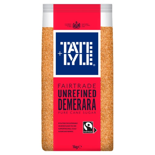 Tate & Lyle Fairtrade Demerara Sugar 1kg (Pack of 2)
