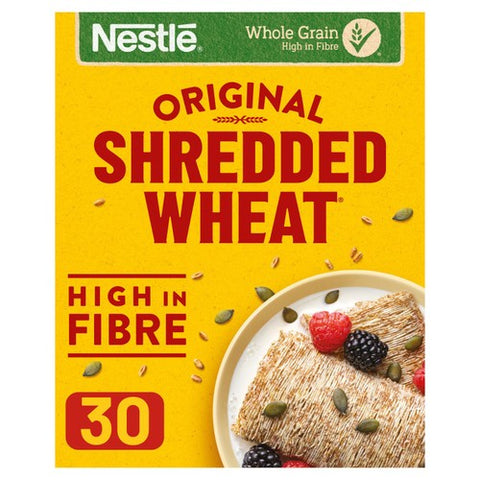Shredded Wheat Original Breakfast Cereal 30 Biscuits 675g (Pack of 3)