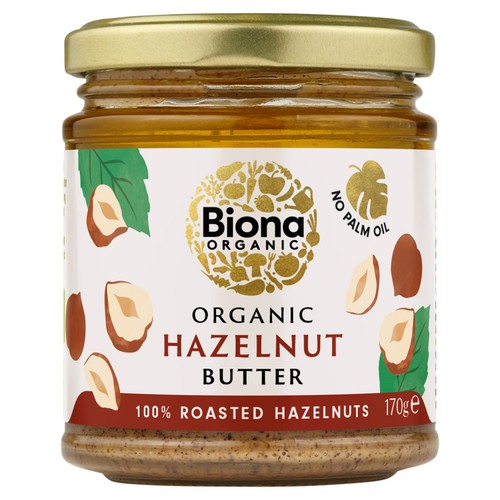 Biona Organic Hazelnut Butter 170g (Pack of 2)