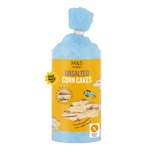M&S Unsalted Corn Cakes 150g (Pack of 3)